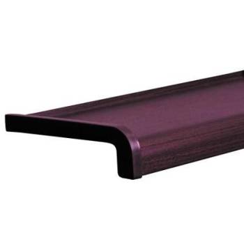 ZEWNĘTRZNY PARAPET STALOWY SOFT LINE WENGE